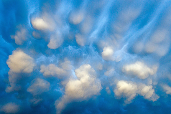 Close-Up of Mammatus Clouds