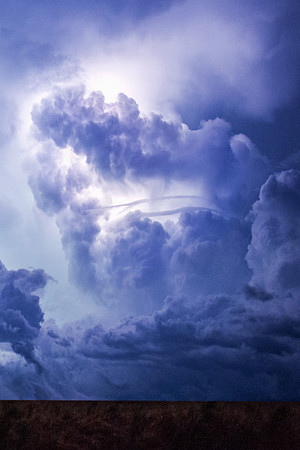 Updraft With Intra-Cloud Lightning
