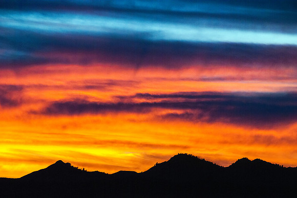 Stormy Sky and Sunset, Montana