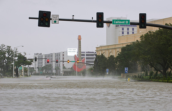 Hurricane Isaac Strikes Biloxi, Mississippi