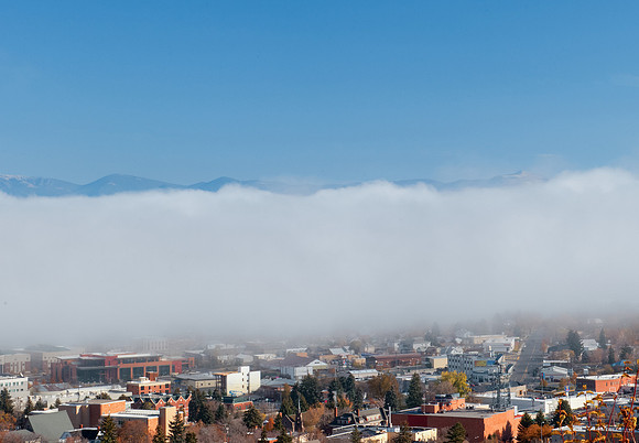 Fog Bank Moving Into Community