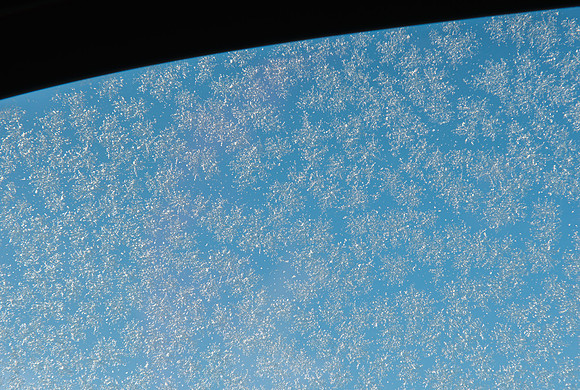 Frost on Car Window