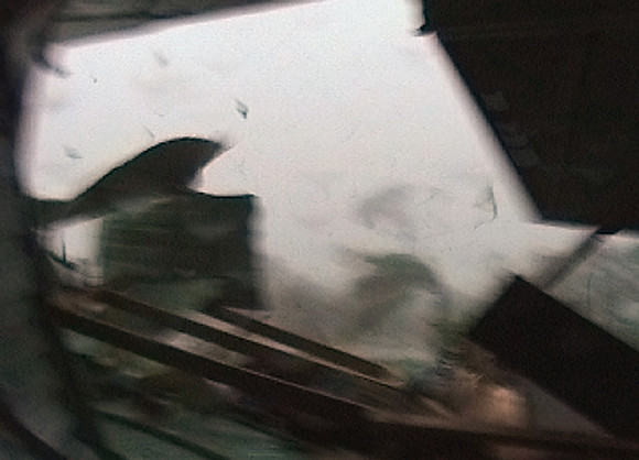 Hurricane Charley Striking Florida - Flying Debris