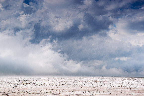 Cold Front Blasting Across Rural Landscape