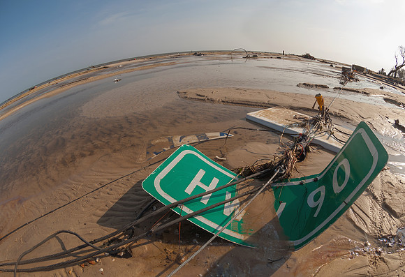 Hurricane Katrina Destroys Highway 90