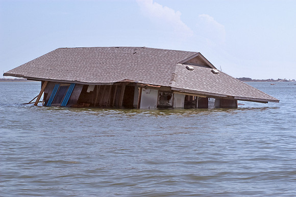 Hurricane Isabel - House Swept to Sea