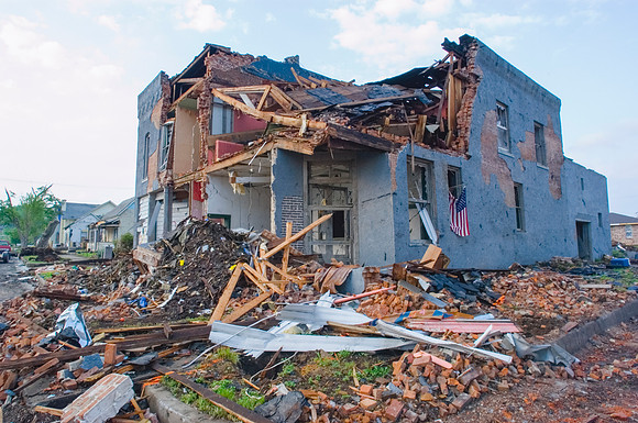 F3 Tornado Destruction - Destroyed Building