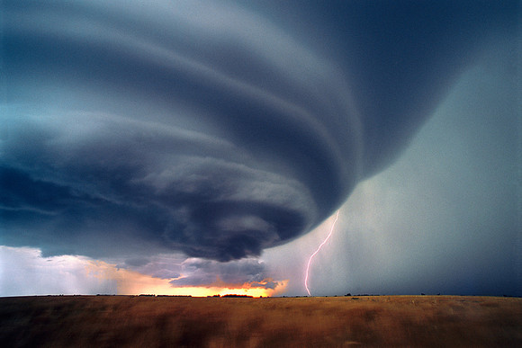 Supercell Storm, Medicine Lodge, Kansas, 2004