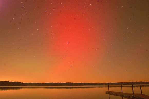 Northern Lights Over South Carolina
